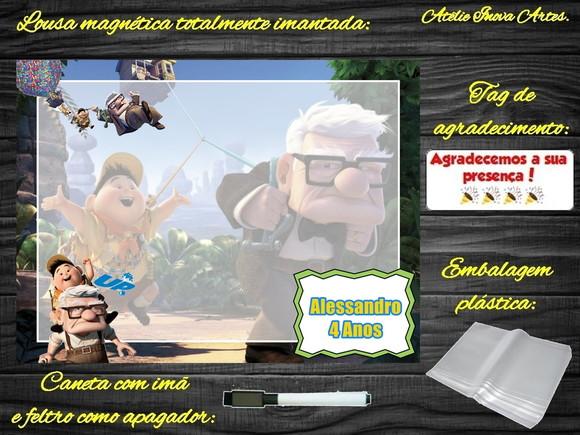 Lousa Magnética Up Altas Aventuras com Embalagem