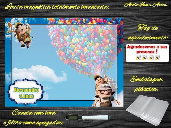 Lousa Magnética Up Altas Aventuras com Embalagem