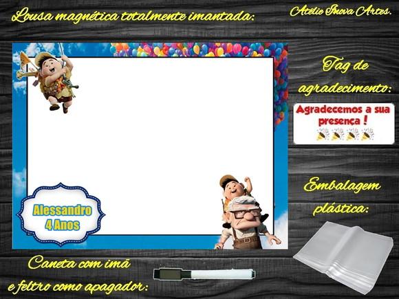 Lousa Magnética Up Altas Aventuras com Embalagem