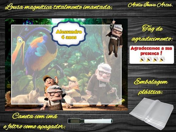 Lousa Magnética Up Altas Aventuras com Embalagem