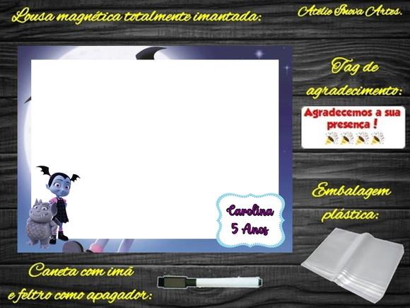 Lousa Magnética Vampirina com Embalagem