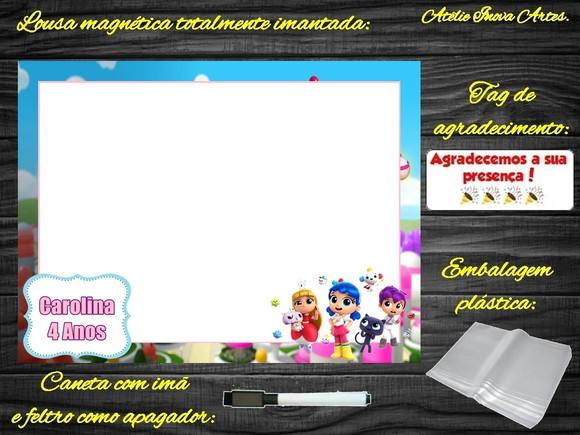 Lousa Magnética Vera e o Reino do Arco Íris com Embalagem