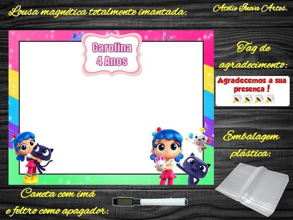 Lousa Magnética Vera e o Reino do Arco Íris com Embalagem