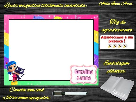 Lousa Magnética Vera e o Reino do Arco Íris com Embalagem