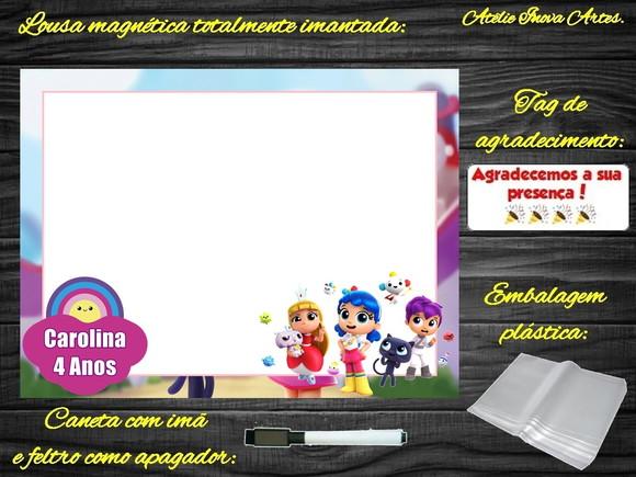 Lousa Magnética Vera e o Reino do Arco Íris com Embalagem