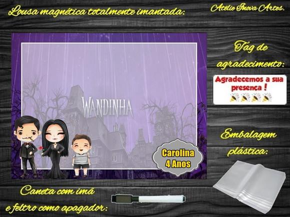 Lousa Magnética Wandinha com Embalagem