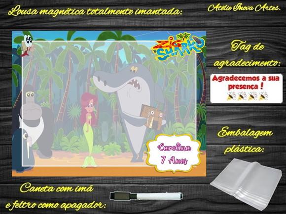 Lousa Magnética Zig e Sharko com Embalagem