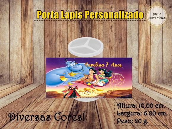 Porta Lápis Personalizado Aladdin