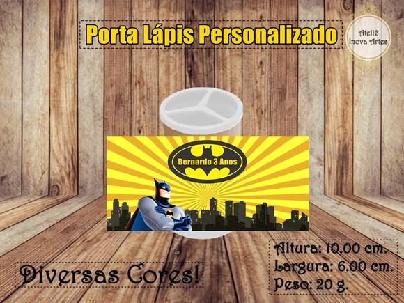 Porta Lápis Personalizado Batman