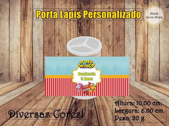 Porta Lápis Personalizado Super Wings