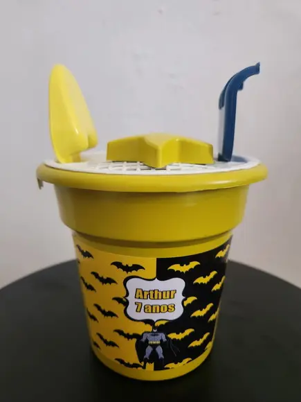 Balde de Praia Personalizado Batman