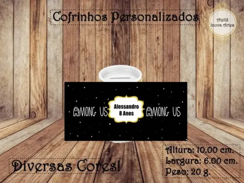 Cofrinho Personalizado Among Us