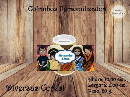 Cofrinho Personalizado Avatar