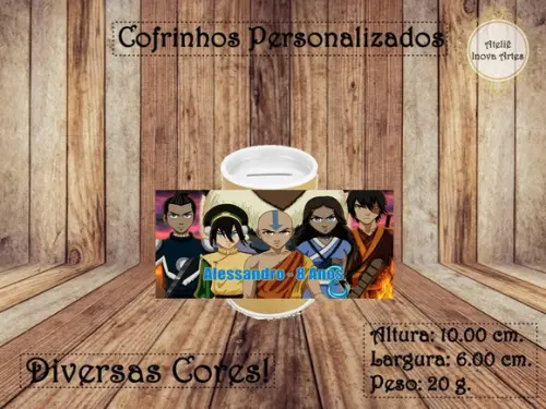 Cofrinho Personalizado Avatar