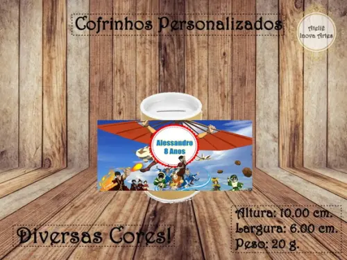Cofrinho Personalizado Avatar