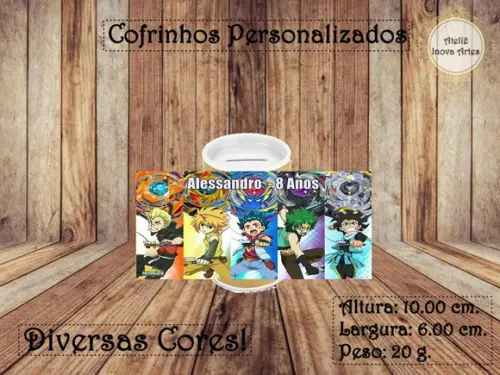 Cofrinho Personalizado Beyblade