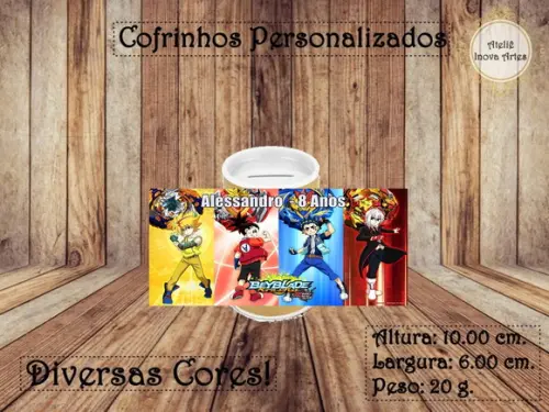 Cofrinho Personalizado Beyblade