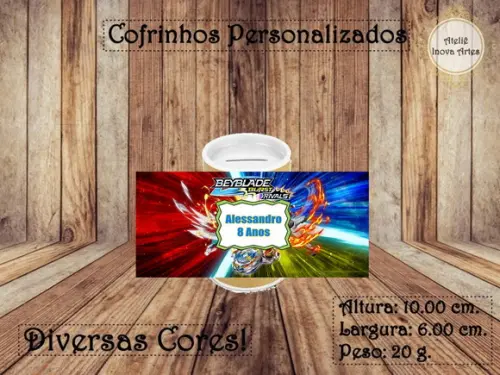 Cofrinho Personalizado Beyblade