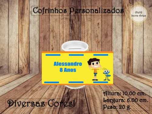 Cofrinho Personalizado Bob Zoom