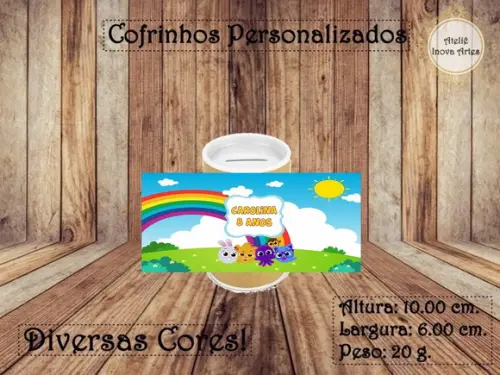 Cofrinho Personalizado Bolofofos