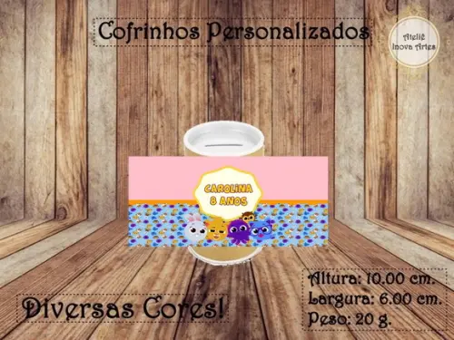 Cofrinho Personalizado Bolofofos