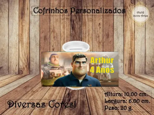 Cofrinho Personalizado Buzz Lightyear