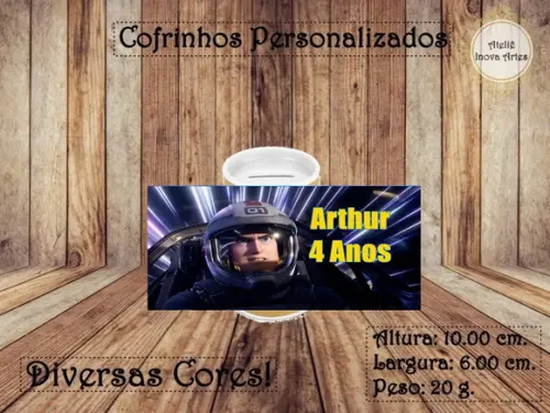 Cofrinho Personalizado Buzz Lightyear