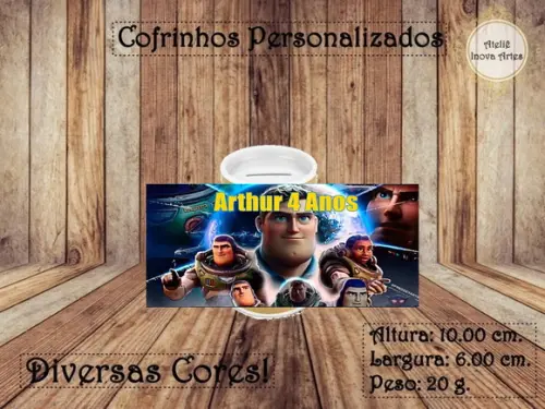 Cofrinho Personalizado Buzz Lightyear