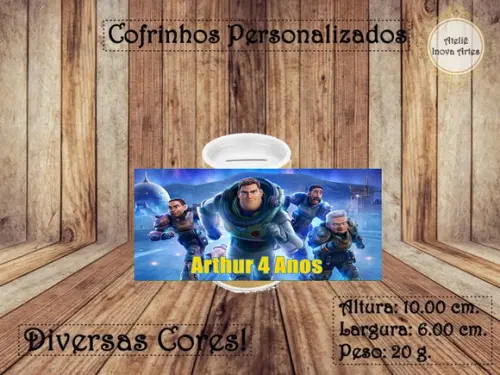 Cofrinho Personalizado Buzz Lightyear