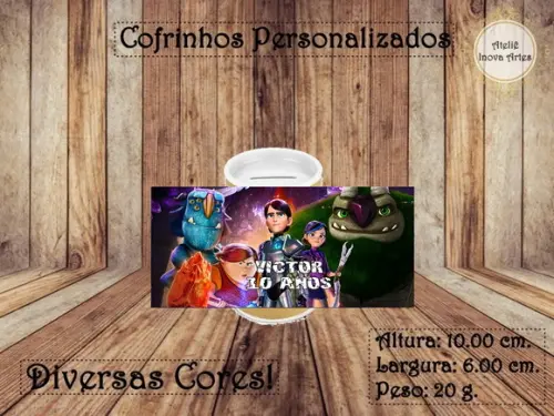 Cofrinho Personalizado Caçadores de Trolls