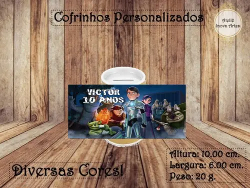 Cofrinho Personalizado Caçadores de Trolls