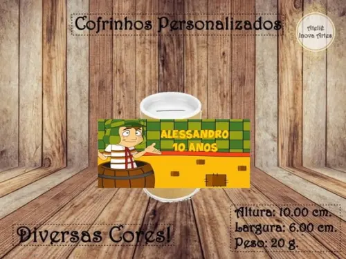 Cofrinho Personalizado Chaves