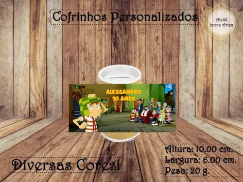 Cofrinho Personalizado Chaves