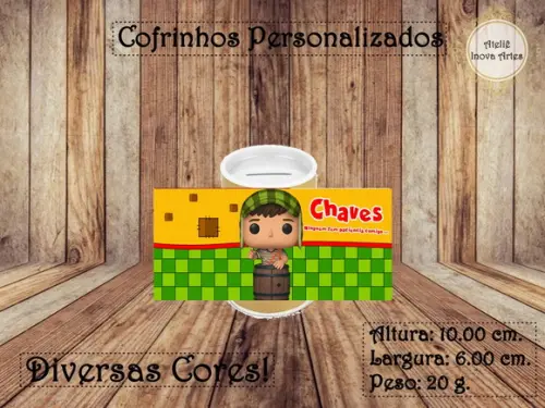 Cofrinho Personalizado Chaves
