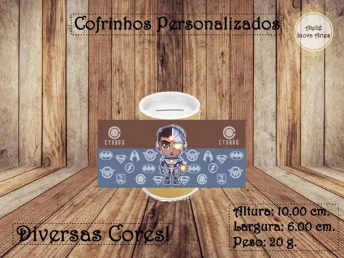 Cofrinho Personalizado Cyborg