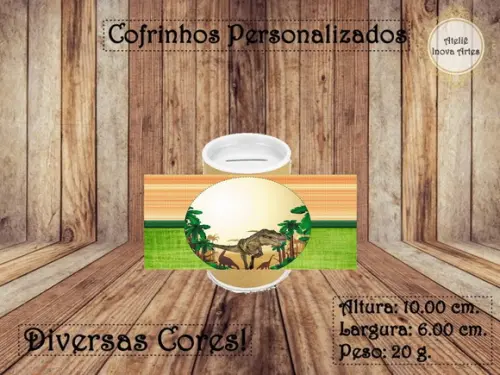 Cofrinho Personalizado Dinossauro