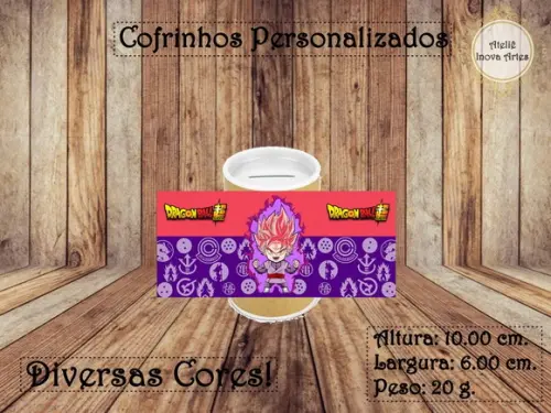 Cofrinho Personalizado Dragon Ball Z