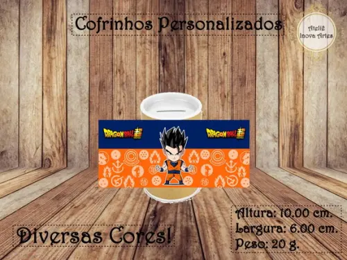 Cofrinho Personalizado Dragon Ball Z