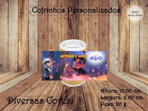Cofrinho Personalizado Elio