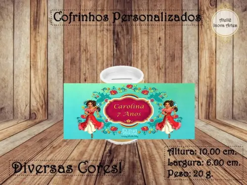 Cofrinho Personalizado Elena de Avalor