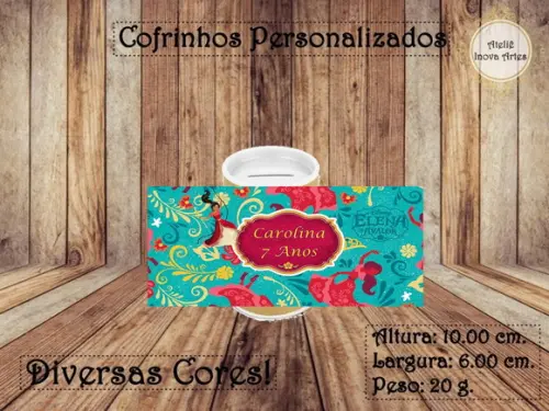 Cofrinho Personalizado Elena de Avalor