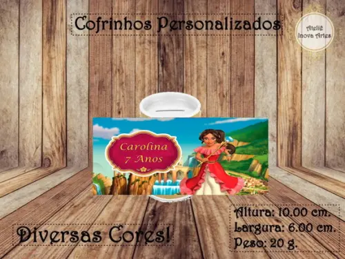 Cofrinho Personalizado Elena de Avalor