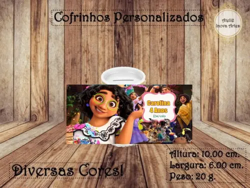 Cofrinho Personalizado Encanto