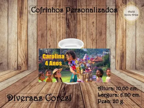 Cofrinho Personalizado Encanto
