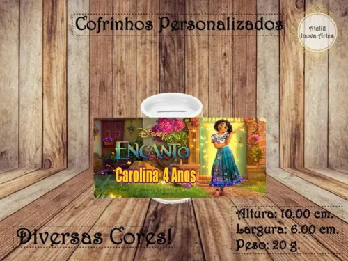 Cofrinho Personalizado Encanto