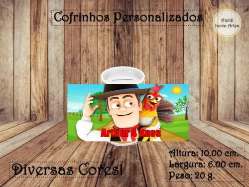 Cofrinho Personalizado Fazenda do Zenon