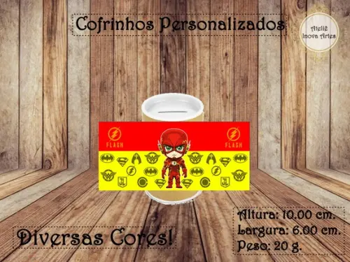 Cofrinho Personalizado Flash