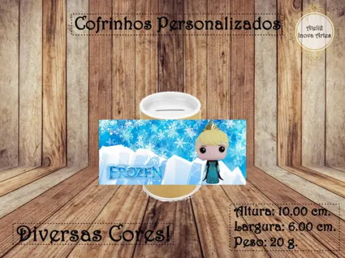 Cofrinho Personalizado Frozen