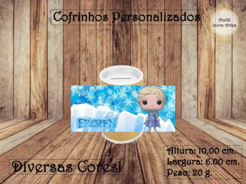 Cofrinho Personalizado Frozen