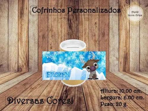 Cofrinho Personalizado Frozen